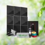 Güneş Enerjisi Elektrik Üretimi Paket 3 – 6 Panel 5 kW Lityum Akü 6,2 kW İnvertör